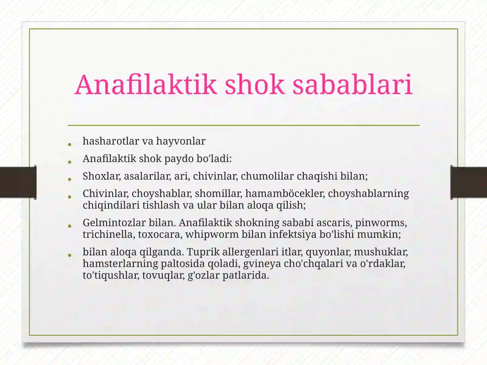 Kattalarda anafilaktik shok 3