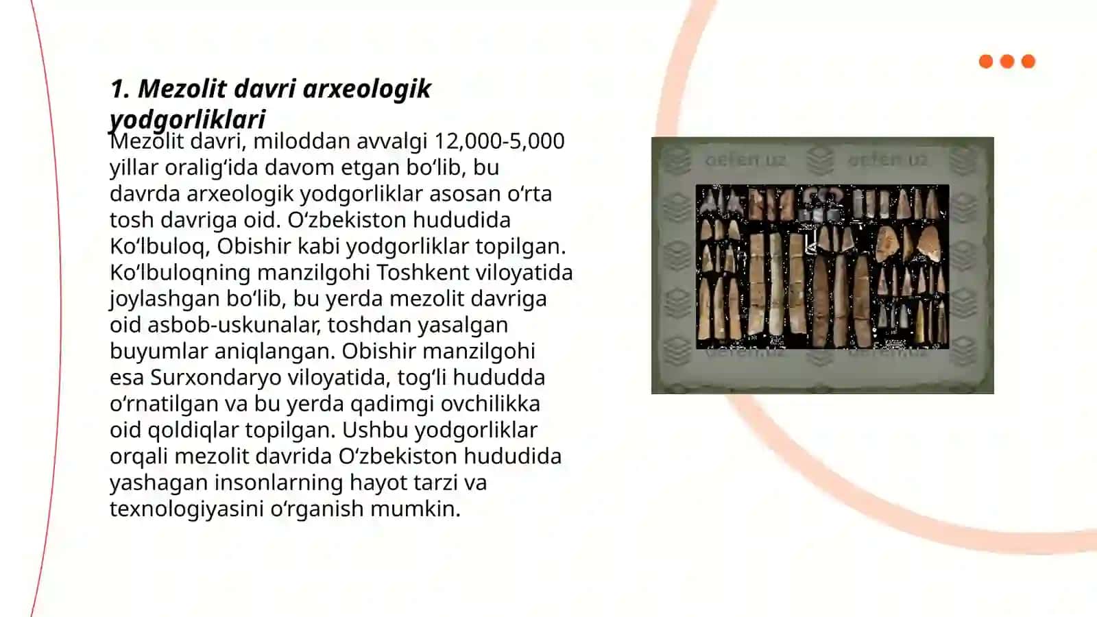 Mezolit davri yodgorliklari 3