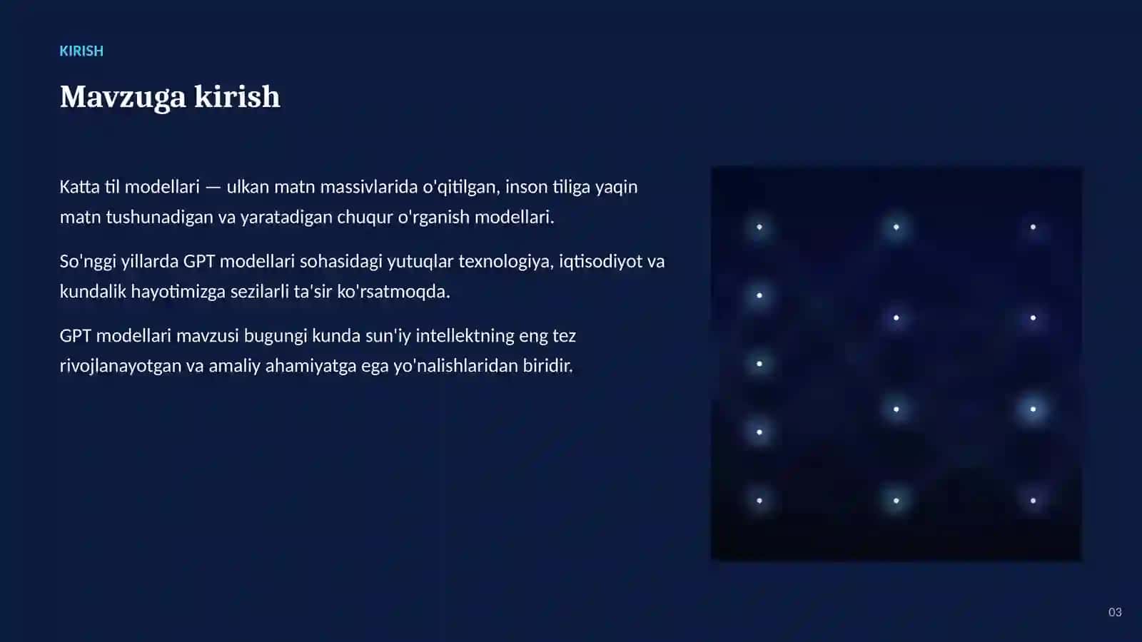 Katta Til Modellari (LLM) 3