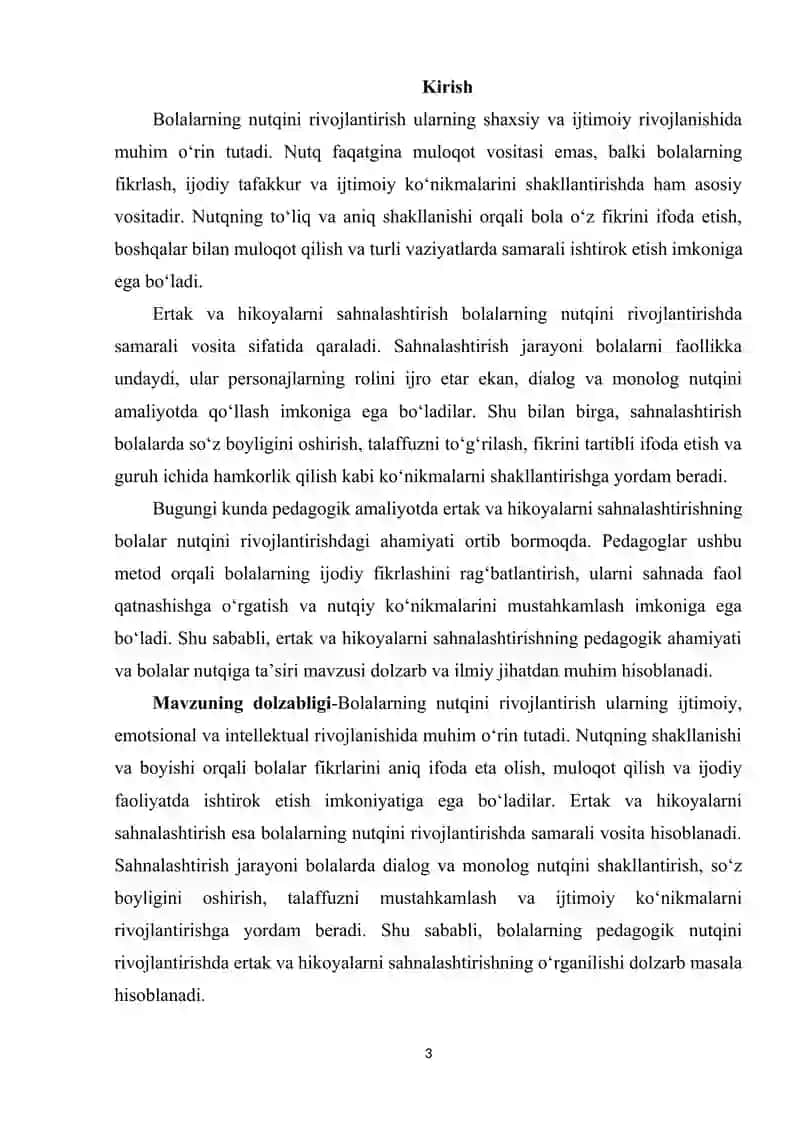 Ertak va hikoyalarni sahnalashtirishning bolalar nutqiga tasiri. 3