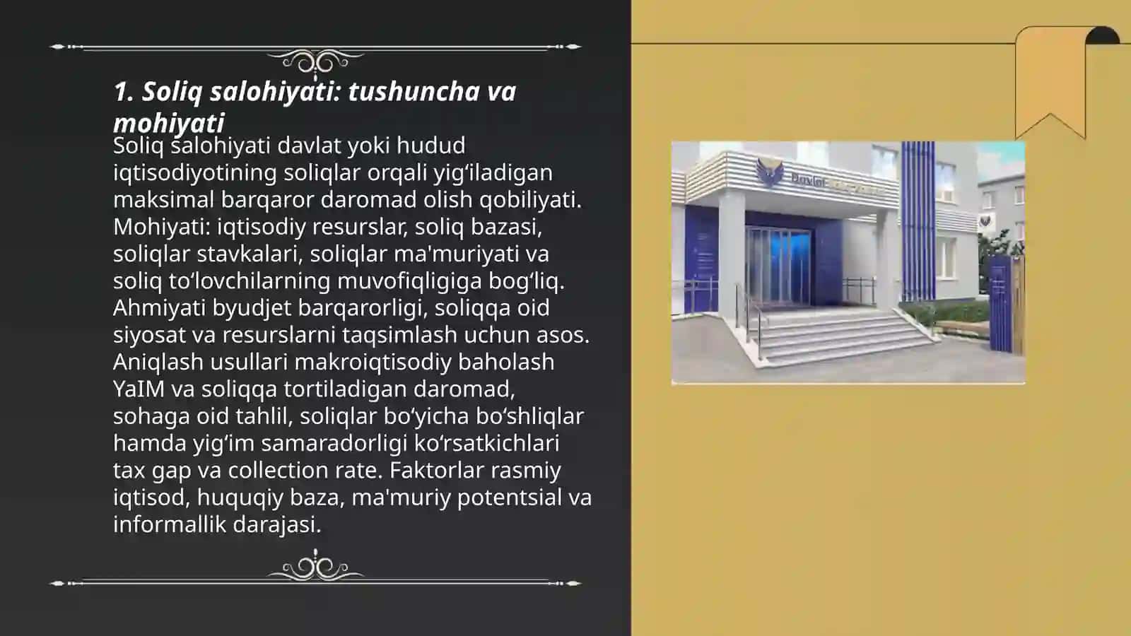 Soliq salohiyati va uni aniqlash tartibi 3