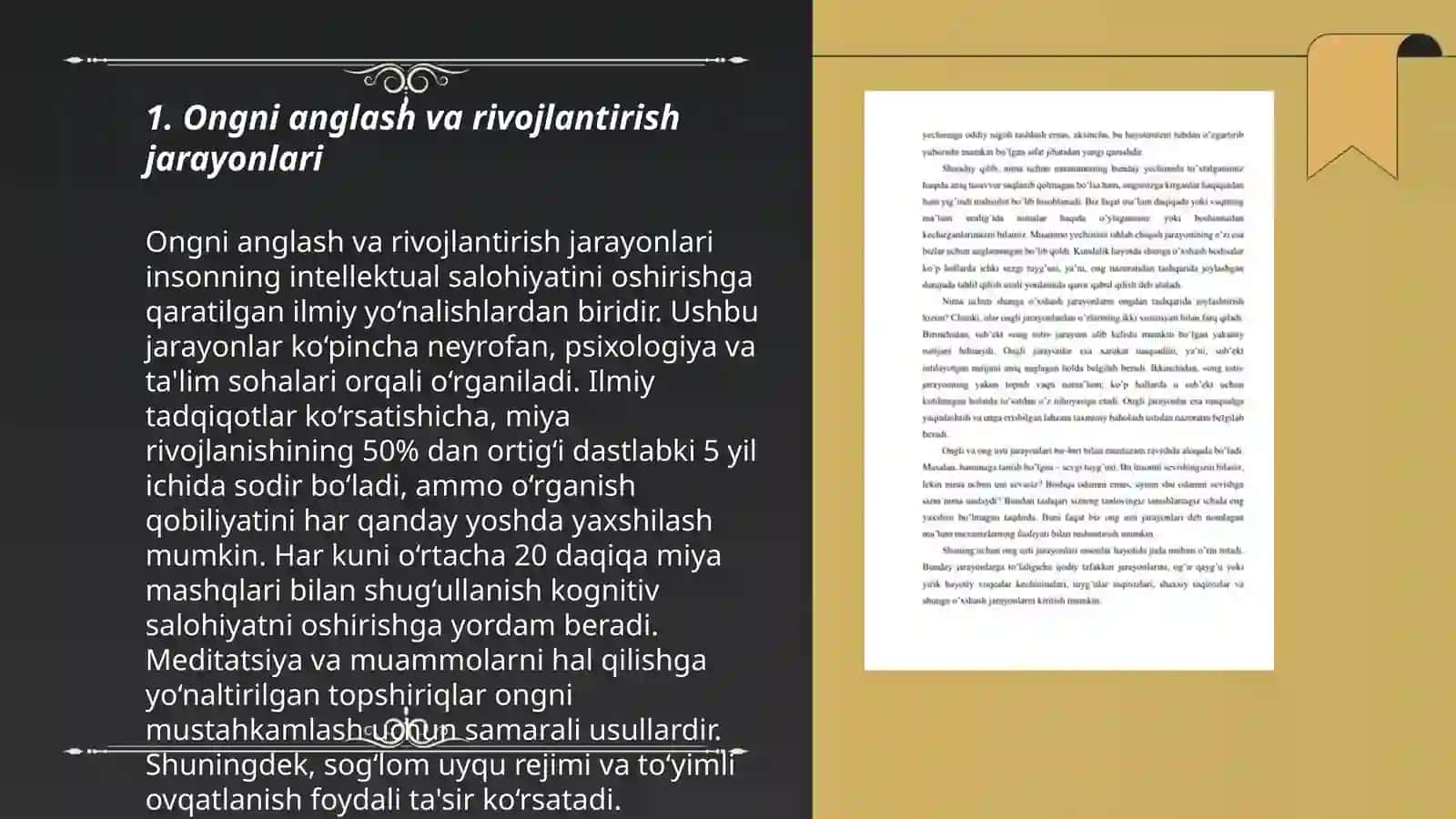 Ong taraqqiyoti va ongsizlik 3