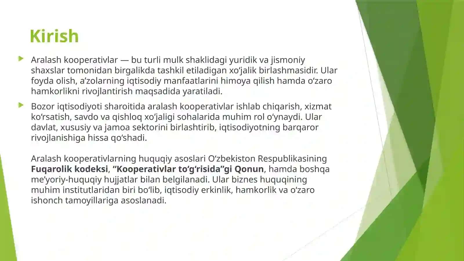 ARALASH KOOPERATIVLAR 3