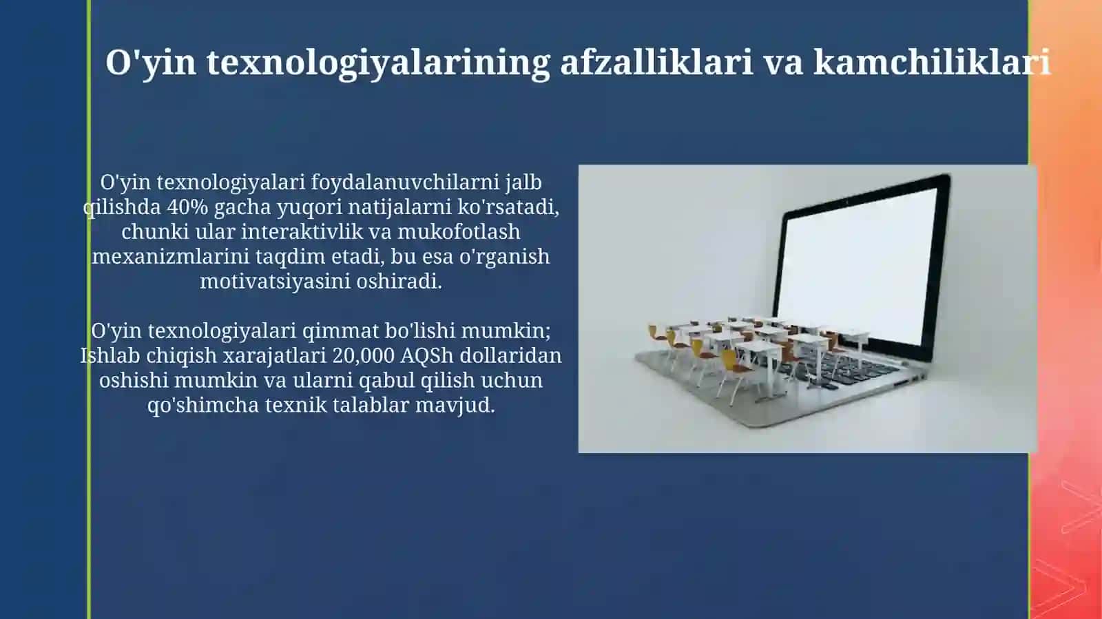 Informatika va axborot texnologiyalarida o'yin texnologiyalarining qo'llanilishi 3