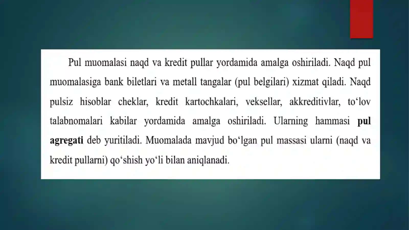 BOZOR IQTISODIYOTINING RIVOJLANISHIDA PUL KREDIT TIZIMI VA BANKLARNING ROLI 3
