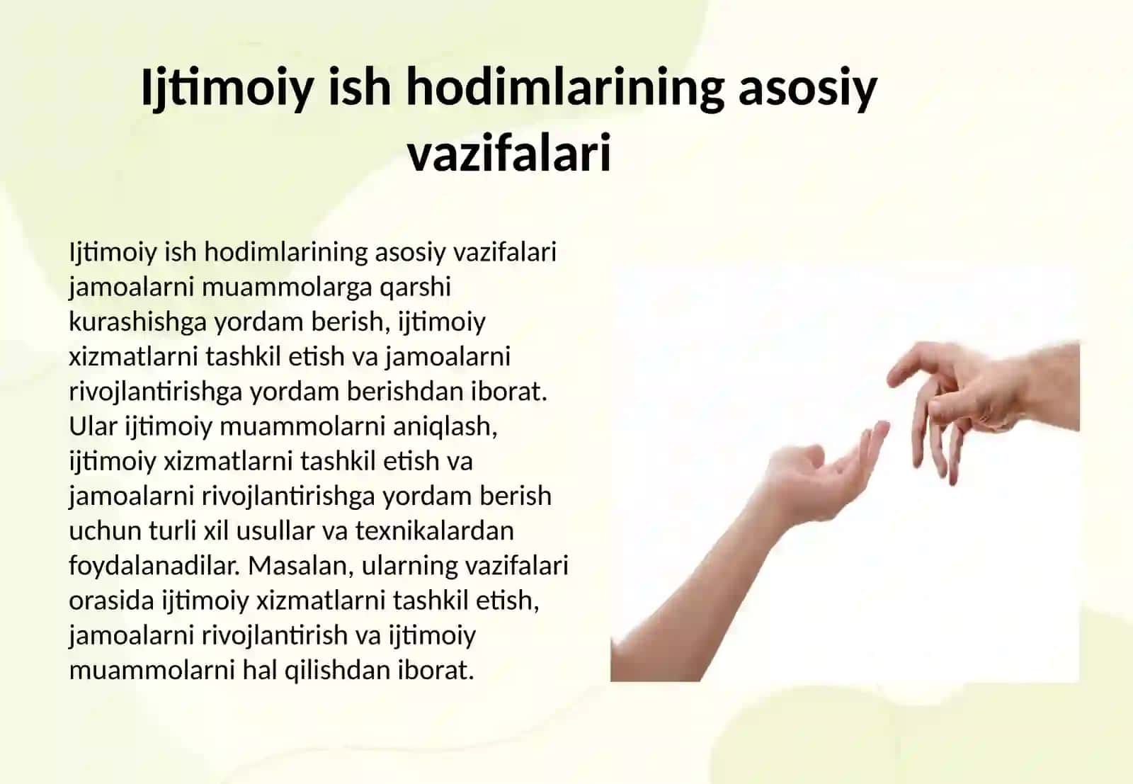 Ijtimoiy ish hodimlari jarayonlari 3
