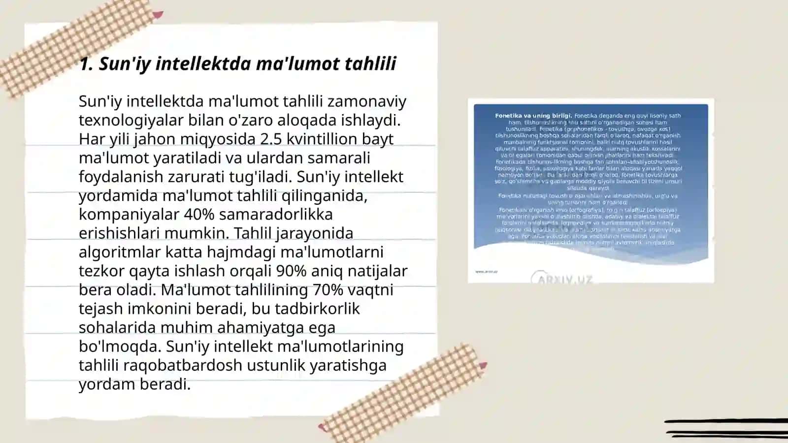 Sun'iy intellektda ma'lumotlarning sintaktik va semantik tahlili 3