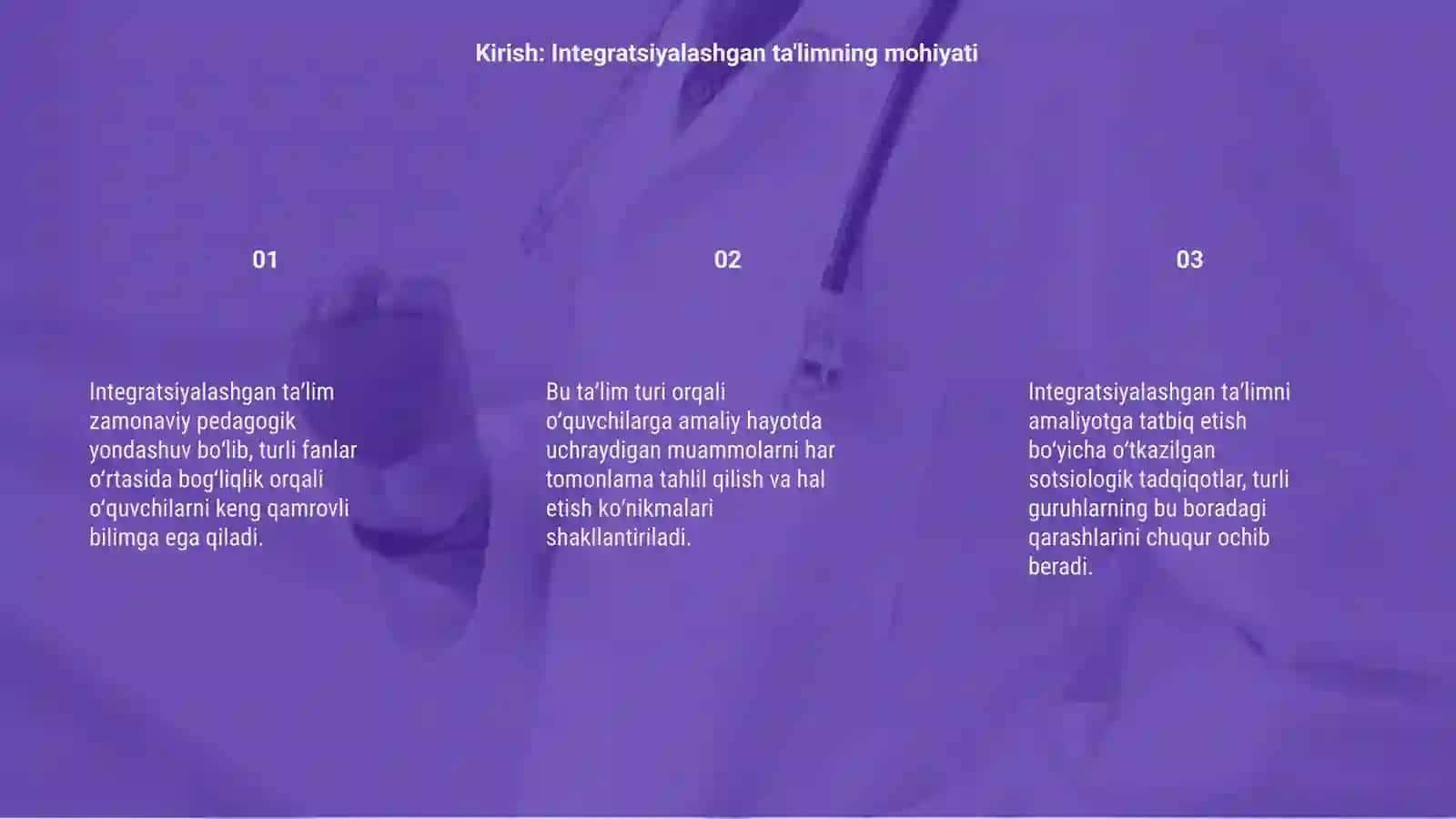 Integratsiyalashgan ta'limni amaliyotga tadbiq etish 3