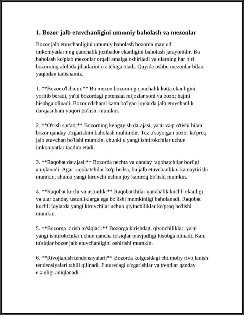 BOZORNING JALB ETUVCHANLIGI TAHLIL QILISH USULLARI 3