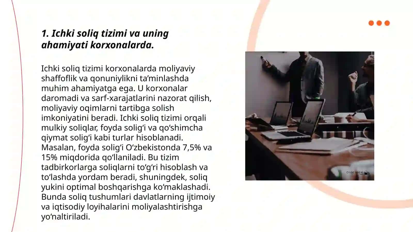Korxonalarda ichki soliq tizimini tekshirish 3