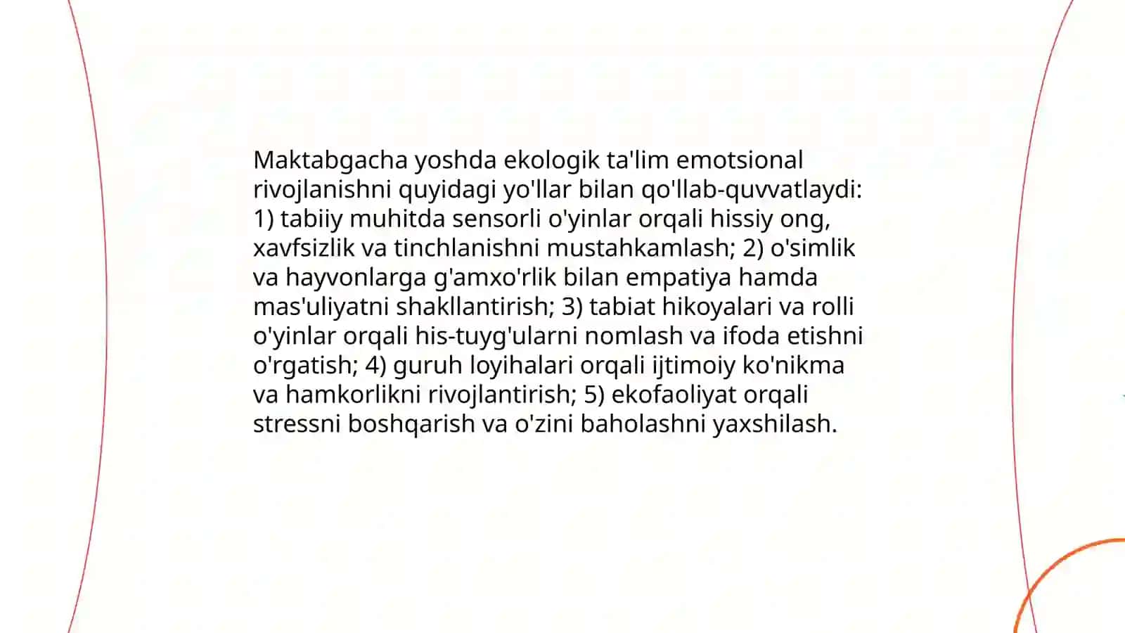 Turli yosh guruhlarida ekologik ta'lim tarbiya berish orqali bolalarning psixik xususiyatlarini rivojlantirish 3