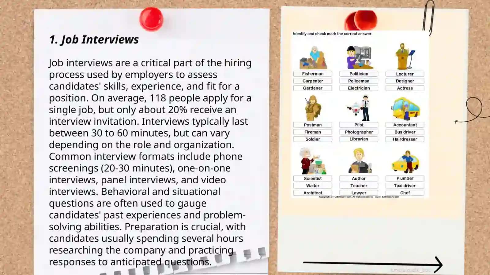 Talking about jobs and work 3