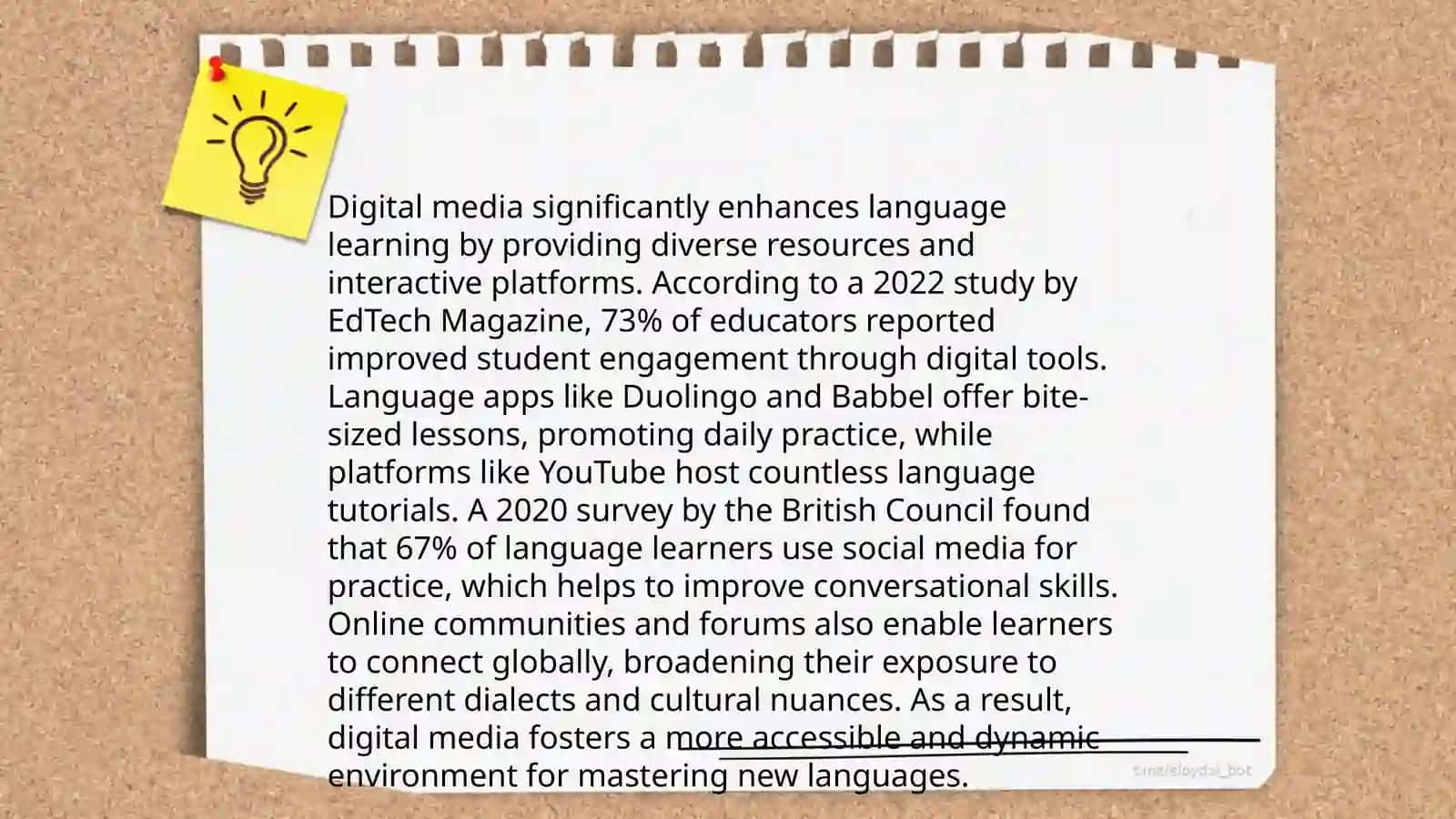 Integration of Teaching Language Skills with Information 3
