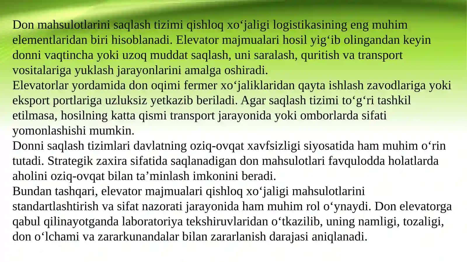 Elevator va omborxonalar turlari 3