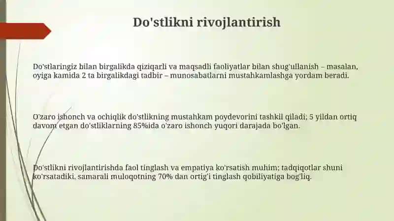 Do'stlik 3
