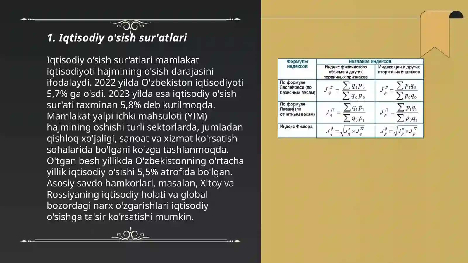 Iqtisodiy indekslar 3