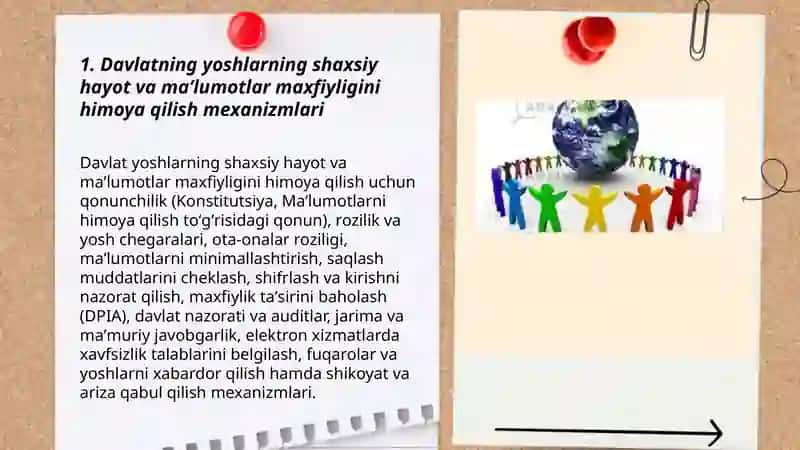 Davlat yoshlarning shaxsiy, siyosiy, iqtisodiy, ijtimoiy, madaniy, ekologik huquqlari himoya qilinishi 3