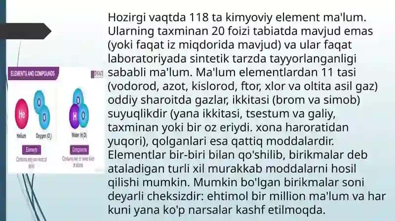 Kimyoviy elementlar 3