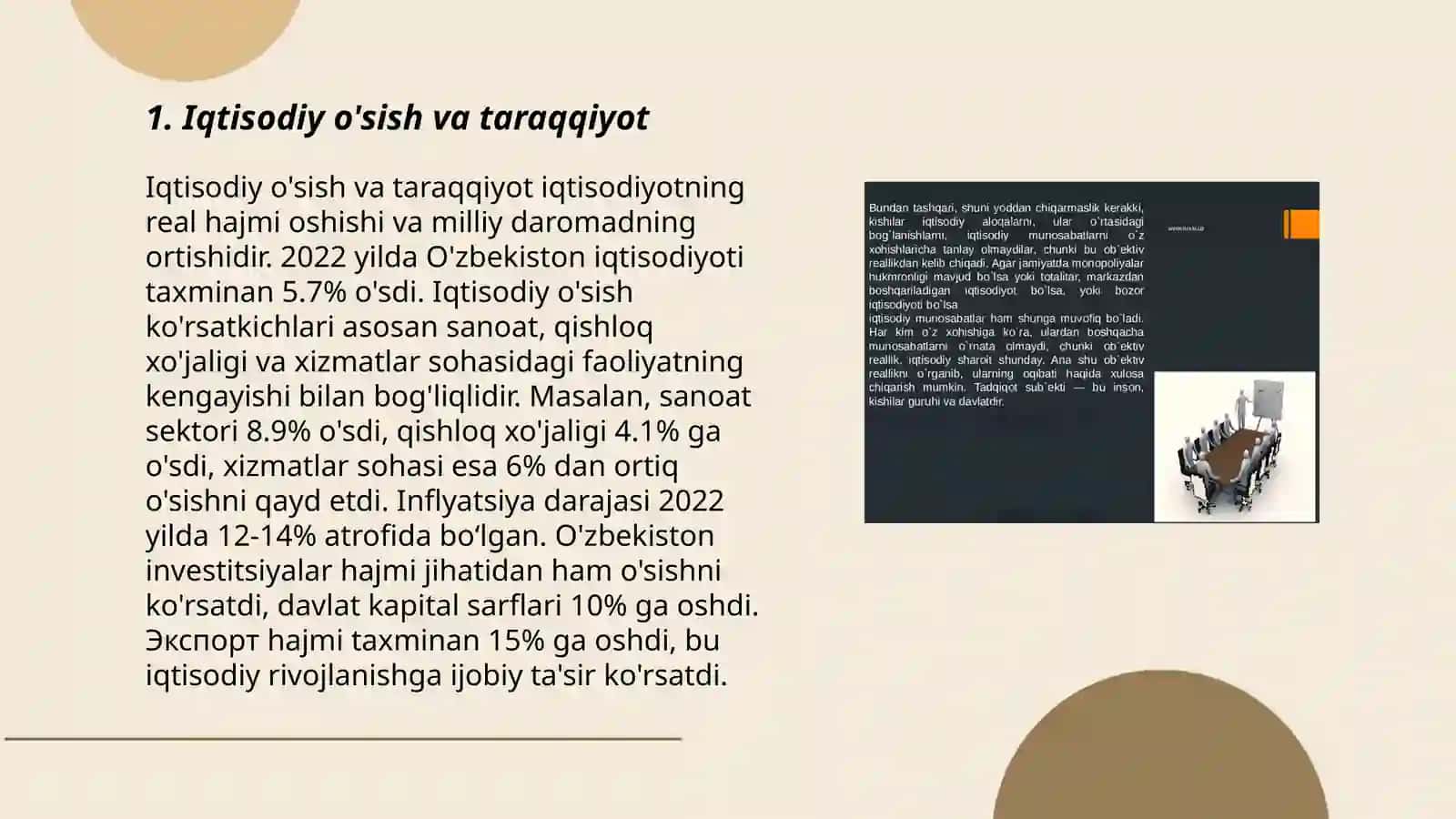 Iqtisodiy o'sish va taraqqiyot 3