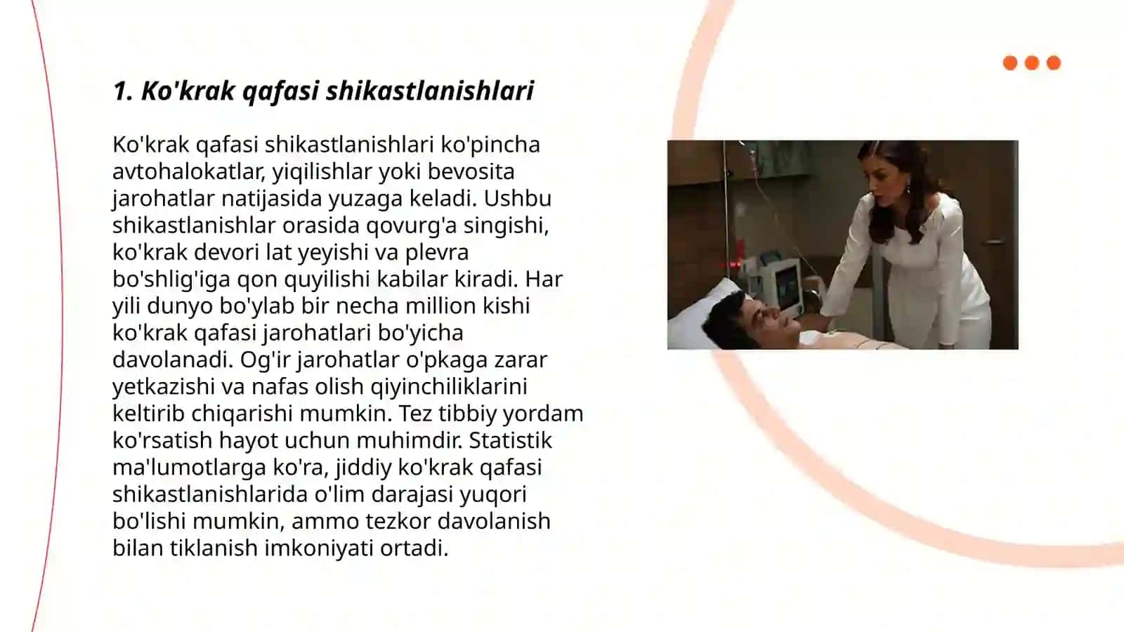 Bosh ko'krak qafas va qorin shikastlari 3