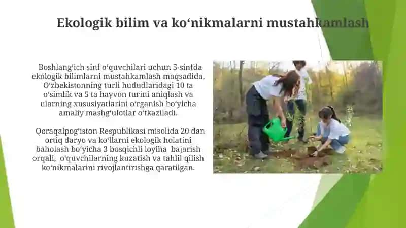 Boshlangʻich sinf oʻquvchilariga ekologik tarbiya berishning maqsad va vazifalari 3