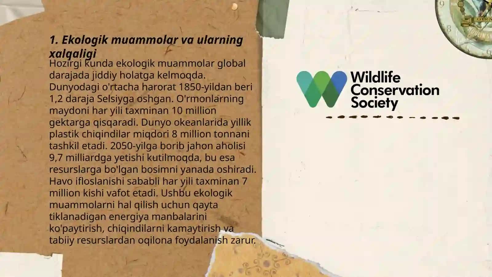 Bioxilma xillikni saqlash va barqaror rivojlanish 3