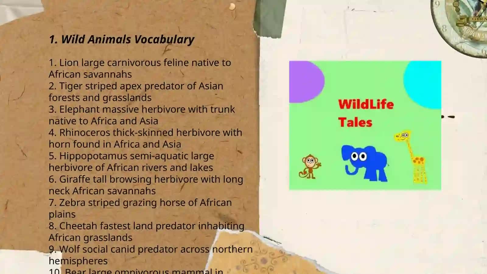 Wild life ingliz tili fanidan Payanova Xonsuluv 3