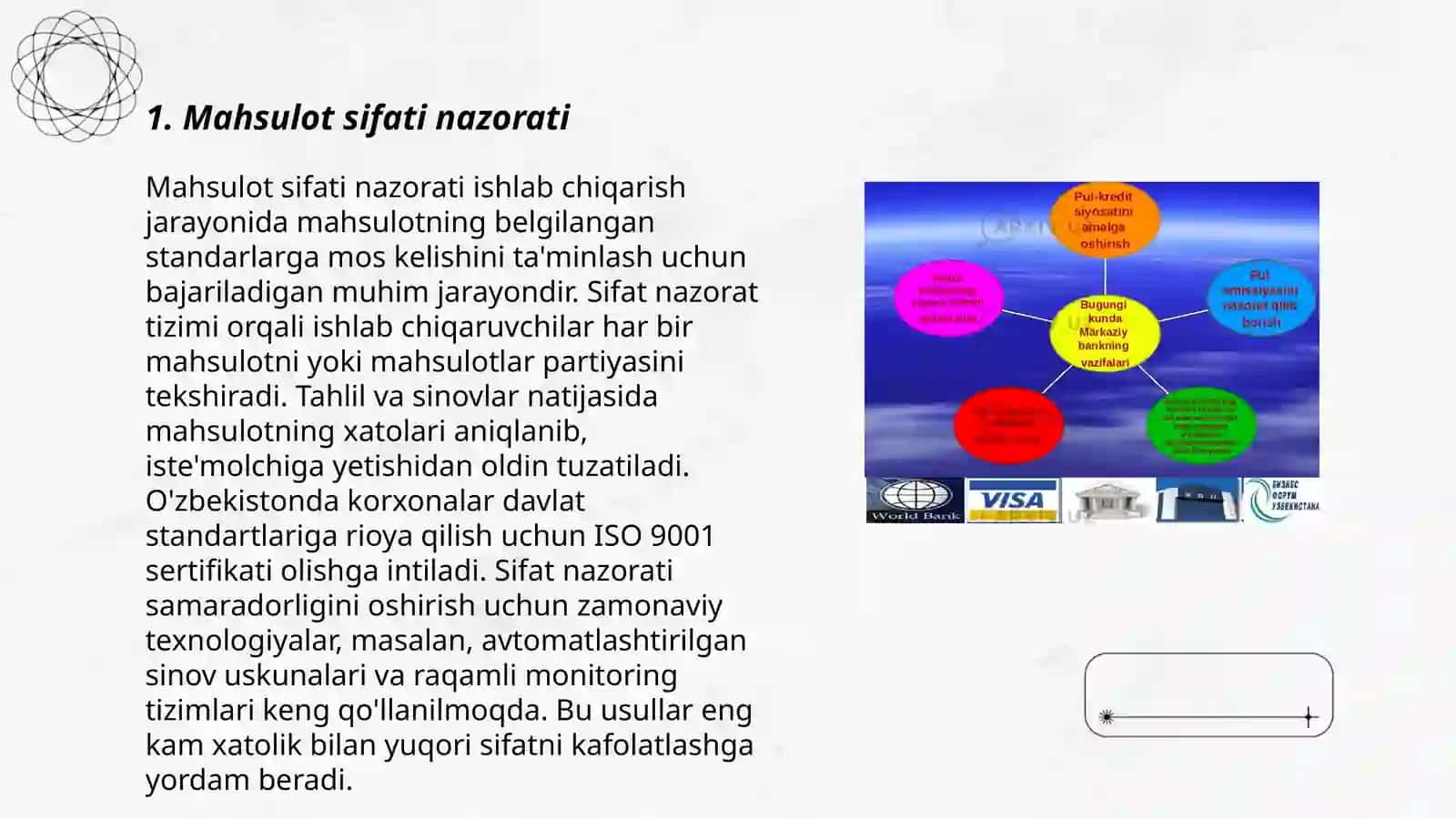 Mahsulot sifatini boshqarish tizimi 3