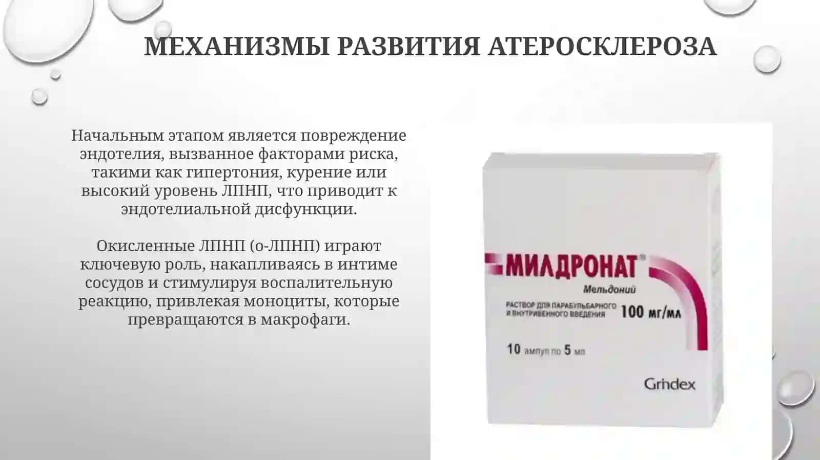 Противоатеросклеротические средства. Регенеранты и репаранты 3