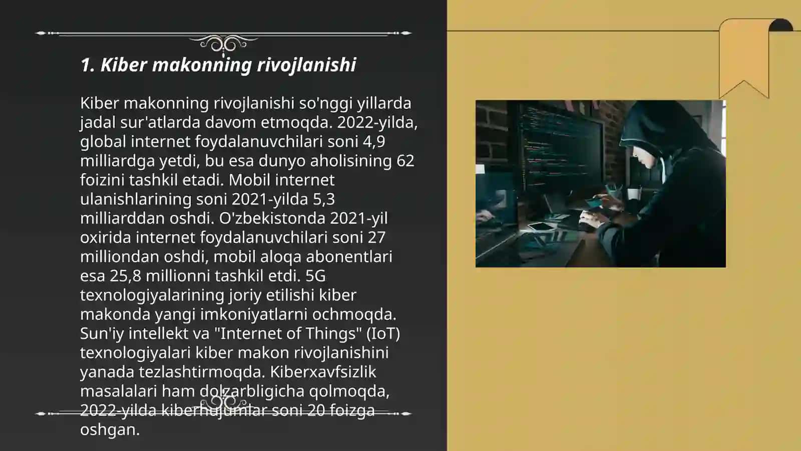Kiber makon, kiber terrorizm tushunchasini mohiyati 3