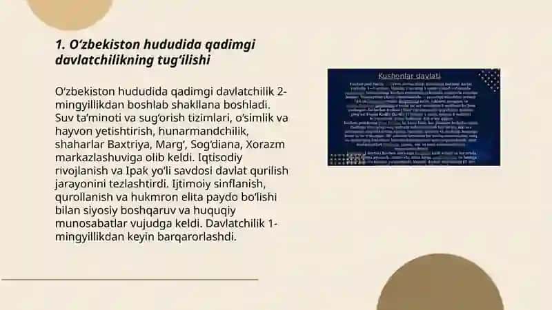 O‘zbekiston hududida qadimgi davr davlati va huquqi 3