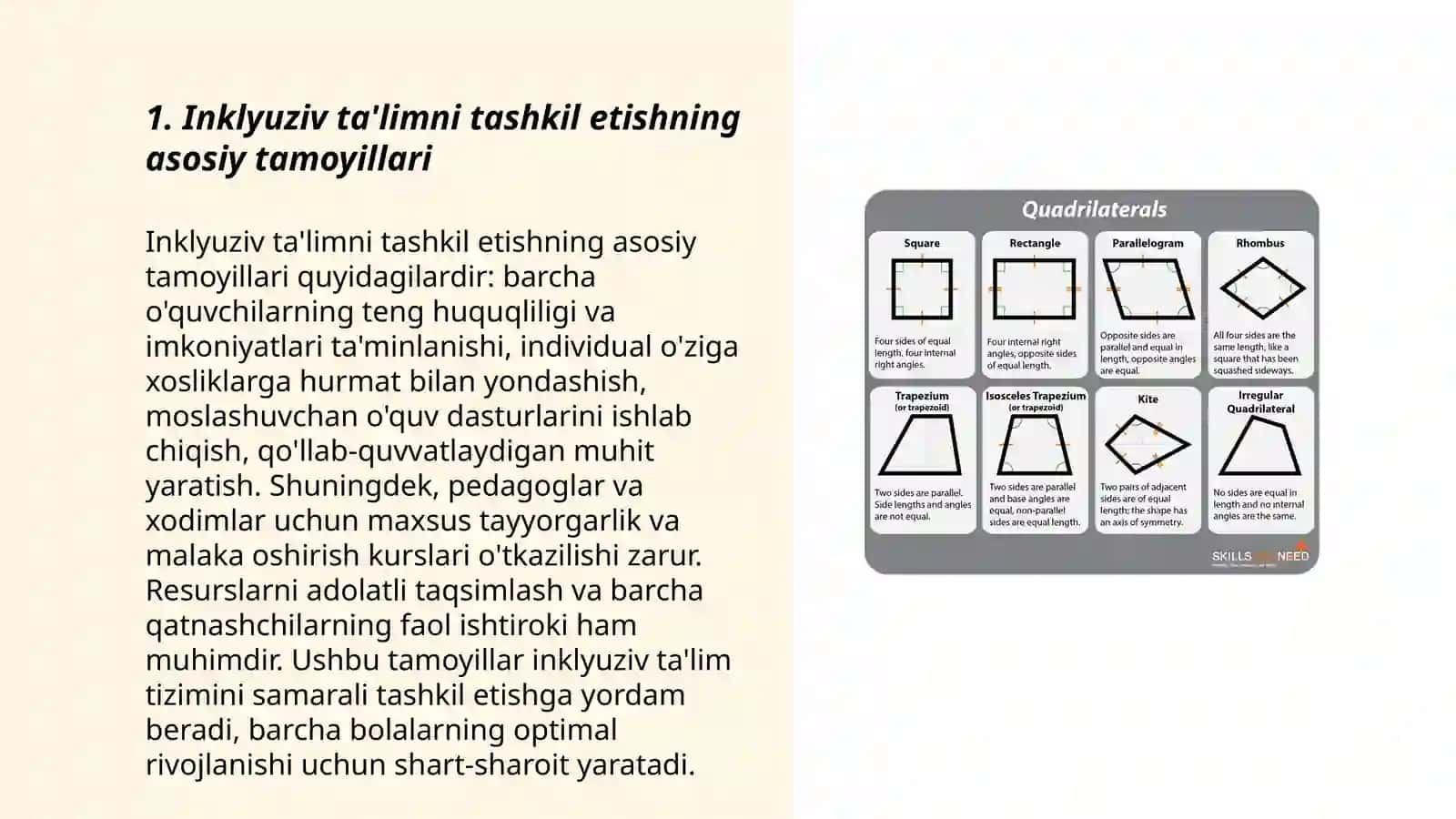 Inklyuziv ta'limni tashkil etish shakllari va turlari 3