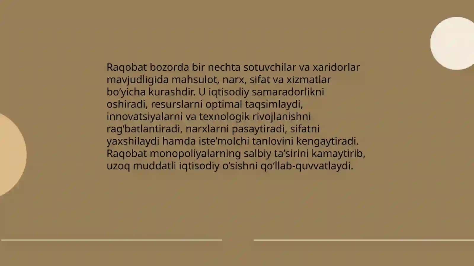 Raqobat va manopoliya 3