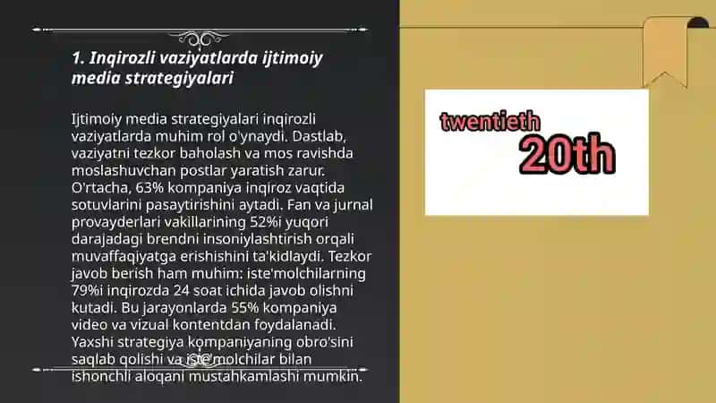 Inqirozli vaziyatlarda ijtimoiy media strategiyalari 3