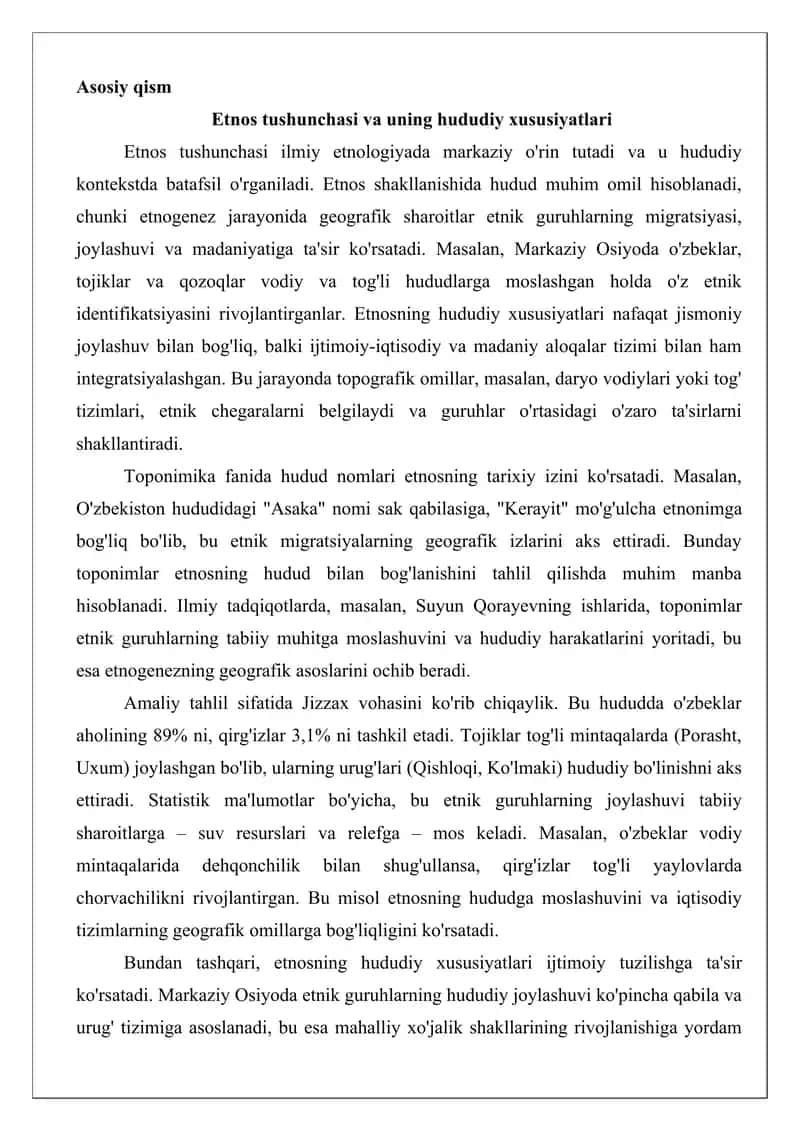Etnos, hudud va tabiiy muhit maqola 3