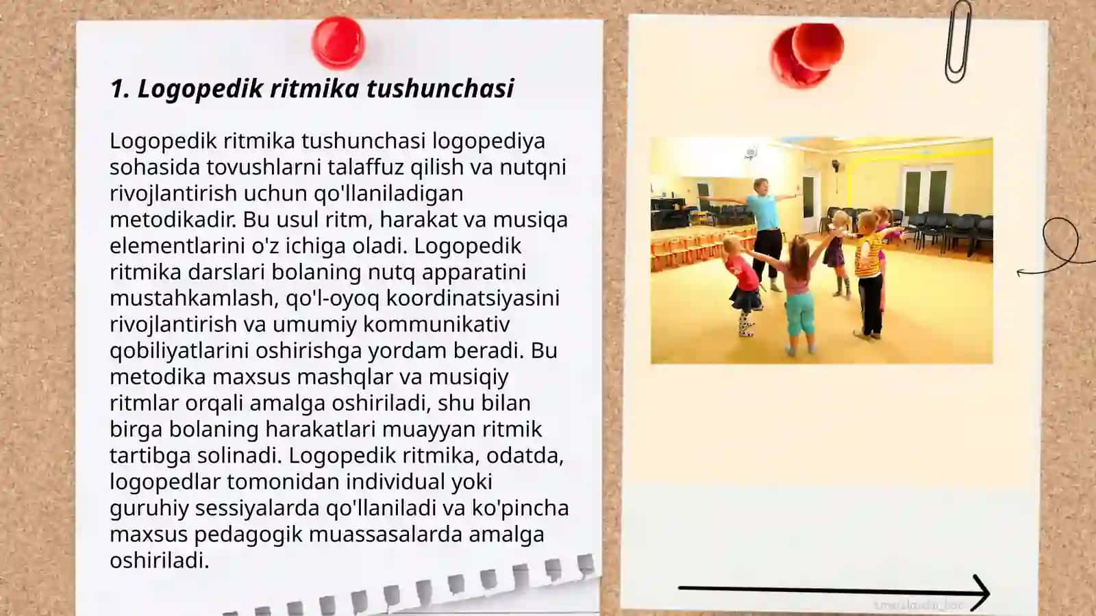 Logopedik ritmikaning obyekti, predmeti va vazifalari 3