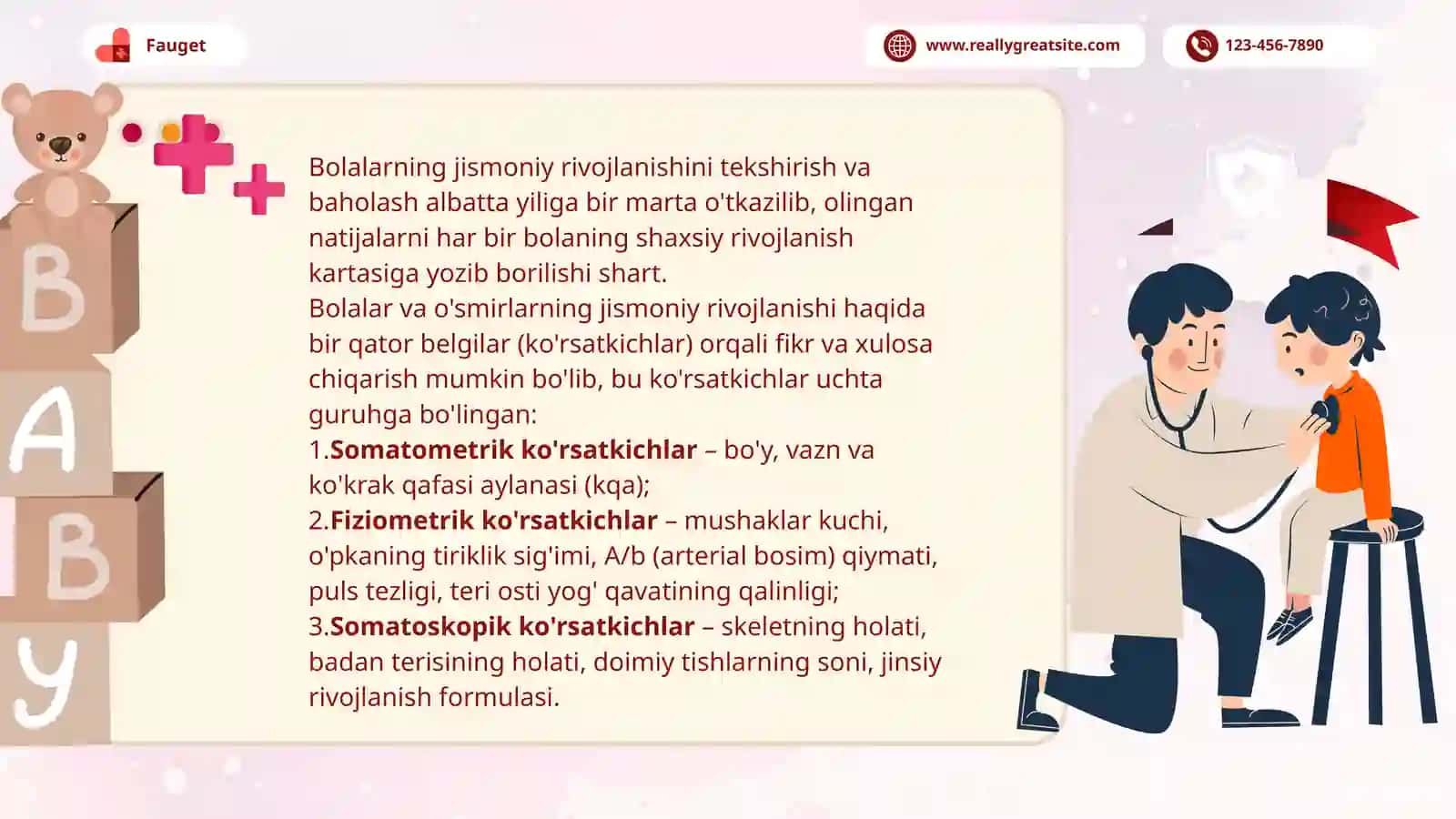 Bolalar va o’smirlarning jismoniy rivojlanishi ko’rsatkichlari 3