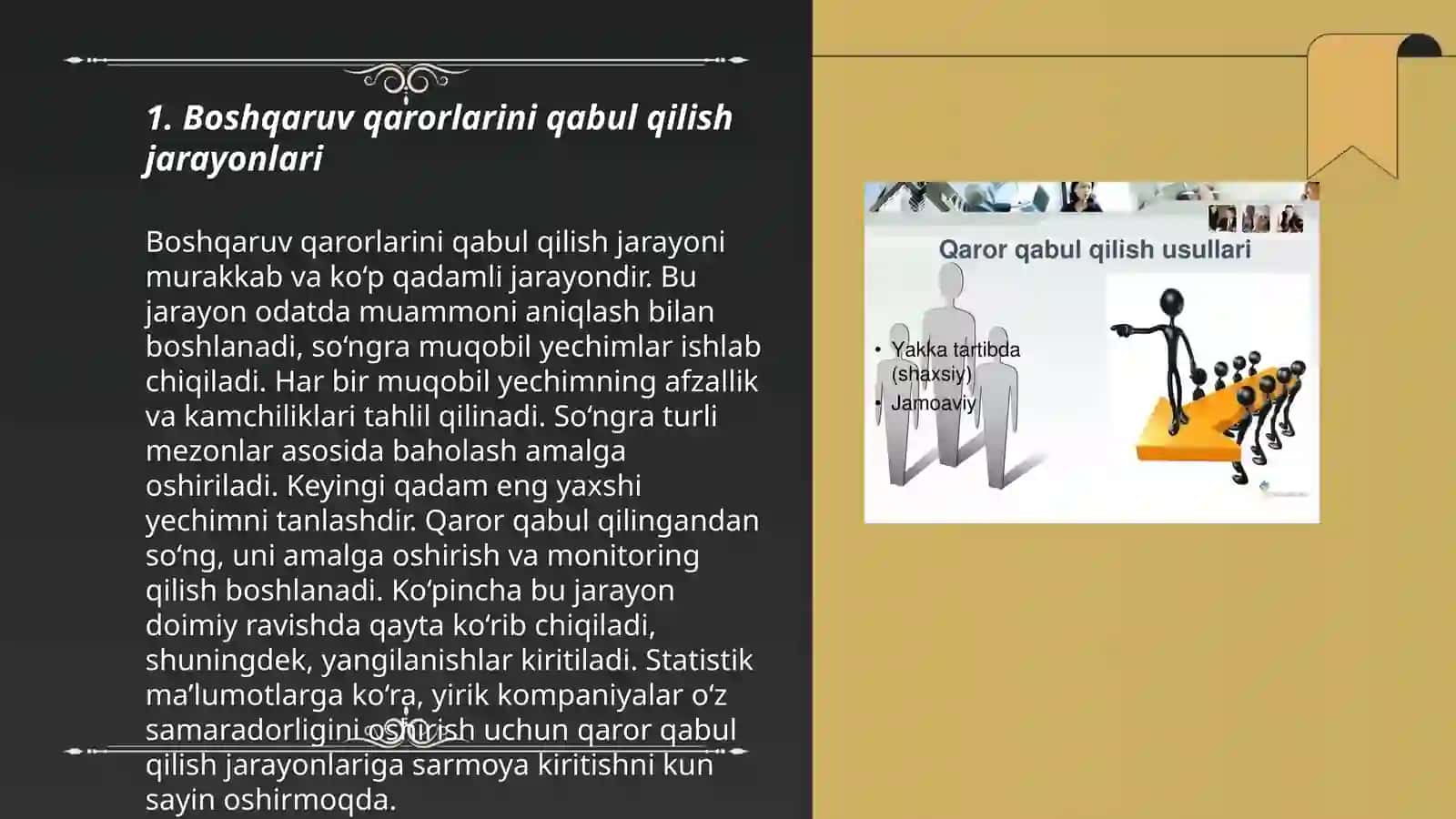 Boshqaruvda qarorlarni qabul qilish 3