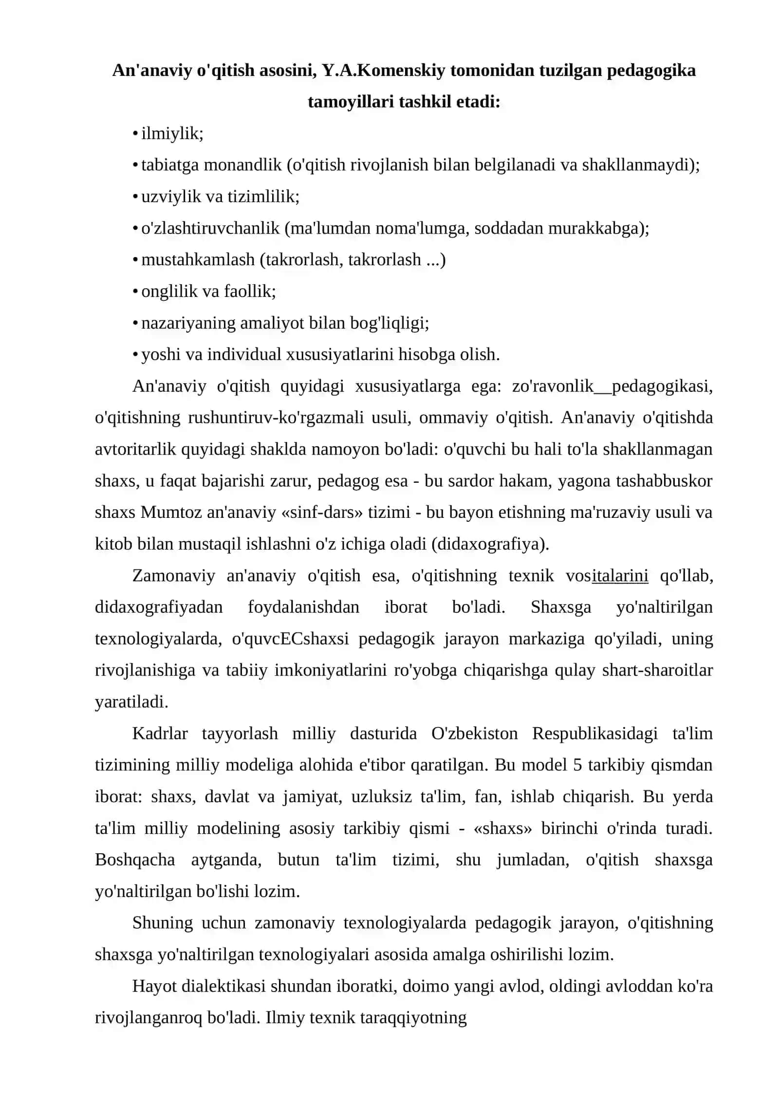 Ta’lim texnologiyalarining mohiyati va o’ziga xos jihatlari 3