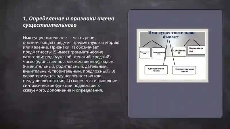 Имя существительное 3