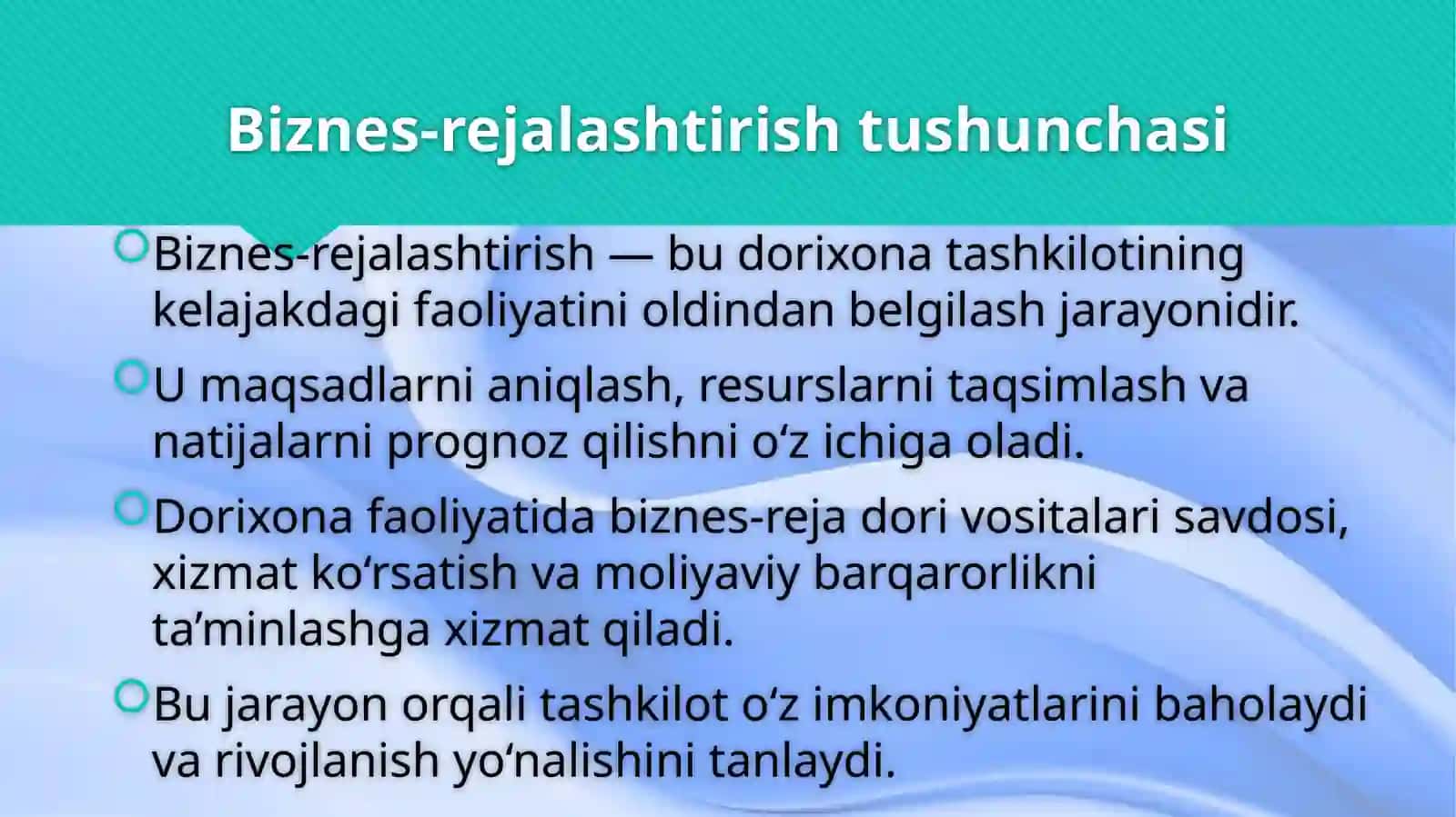 DORIXONA TASHKILOTLARI FAOLIYATINI REJALASHTIRISH 3