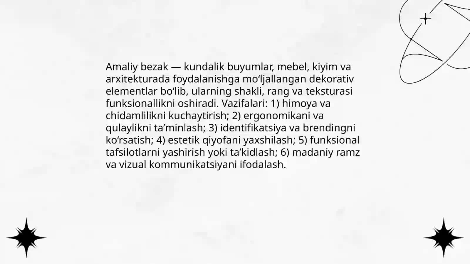 Amaliy bezak va uning turlari 3