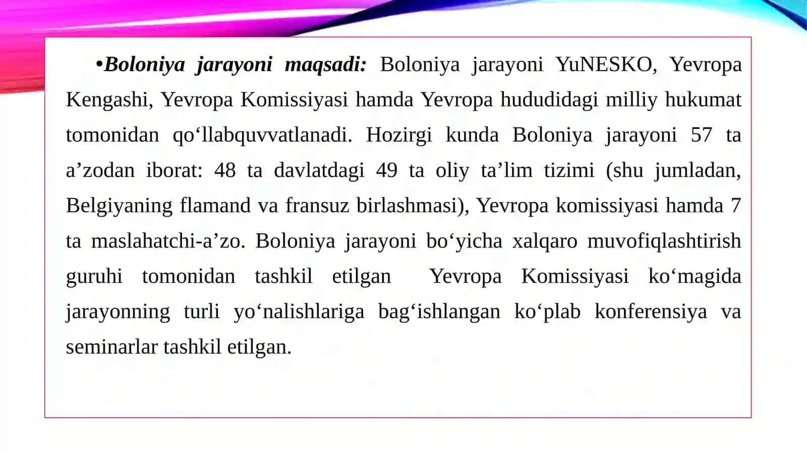 Bolon jarayonlari va uning ta'lim modernizatsiyalashdagi ro’li. 3