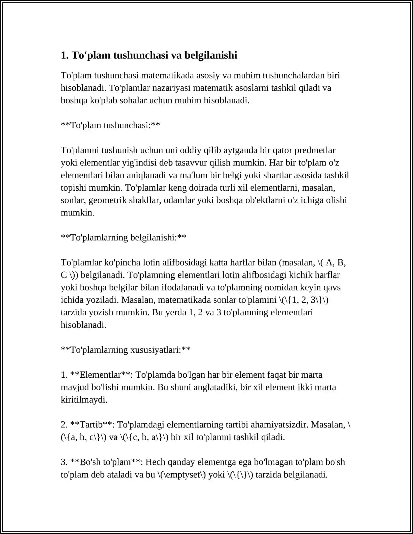 TO'PLAM TUSHUNCHASI VA ULAR USTIDA AMALLAR 3
