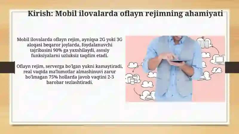 Mobil ilovalarda offline rejomni tashkil etish va ma'lumotlarni sinxronlashtirish mexanizmlari 3