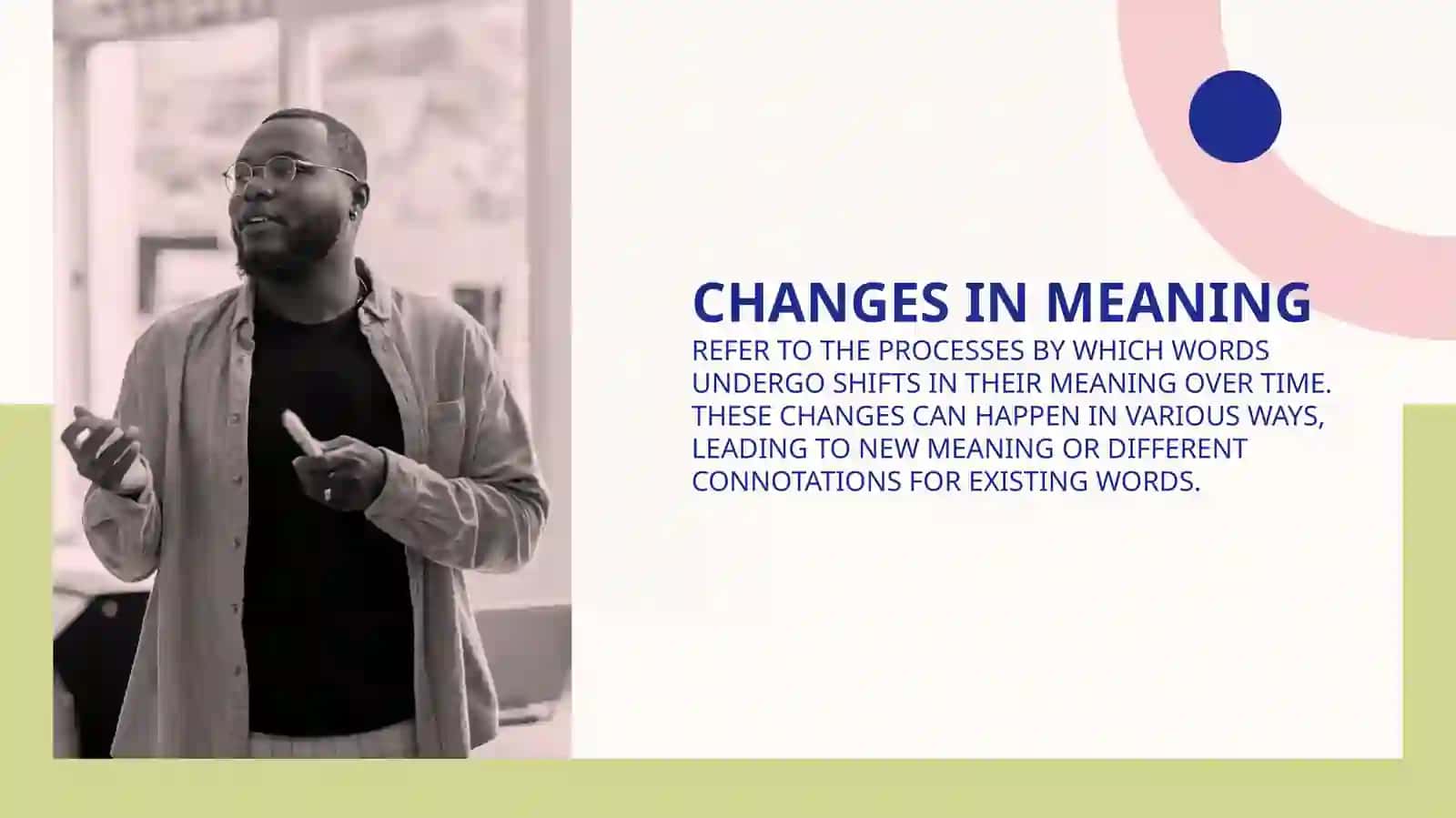 Changes in meaning 3