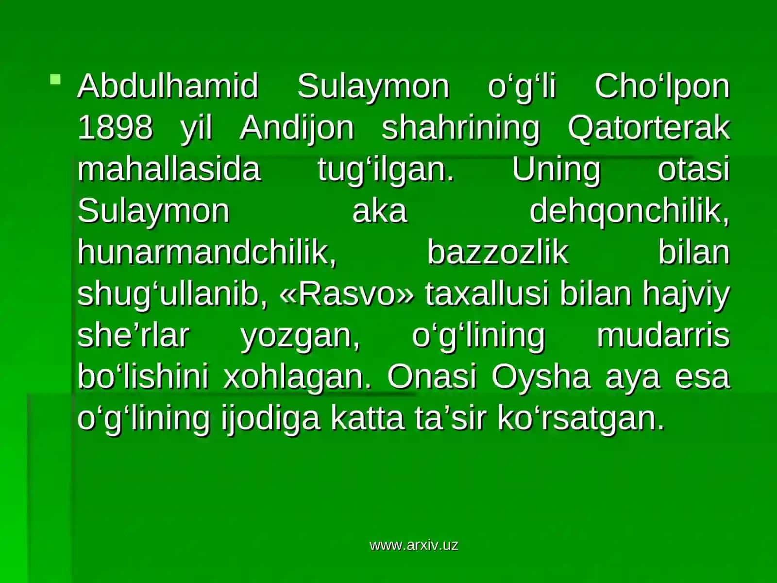 Abdulhamid Cho’lpon 3