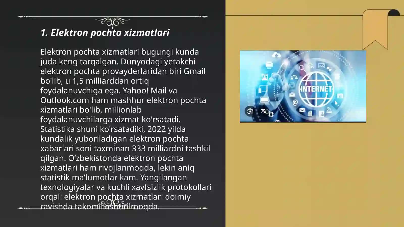 Elektron Pochta Xizmatlari 3