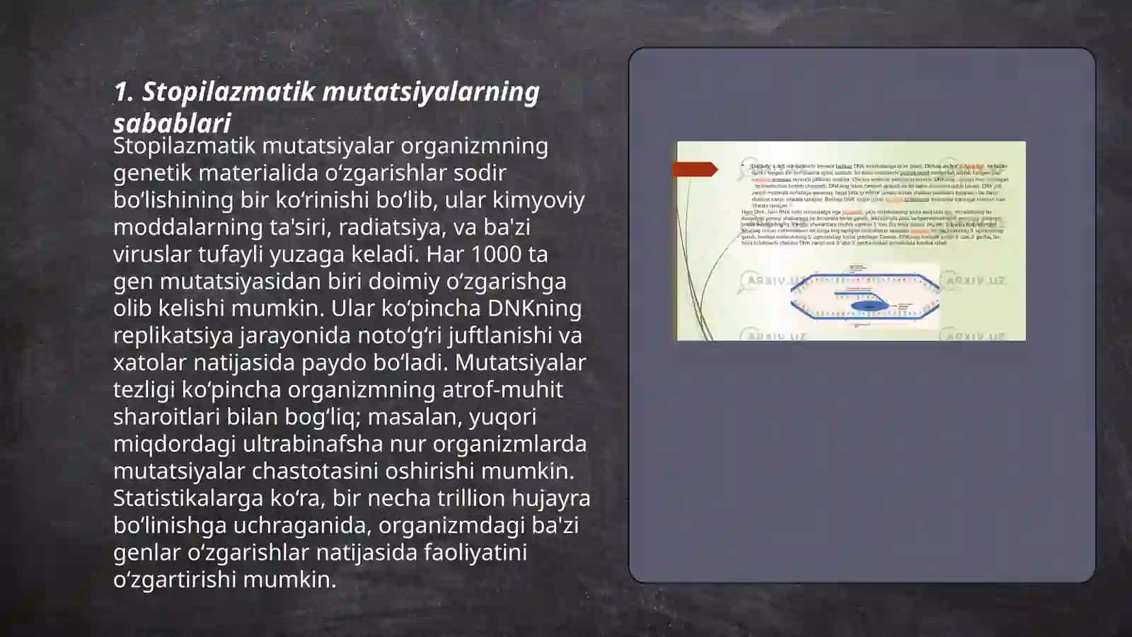 Stopilazmatik mutatsiyalar 3