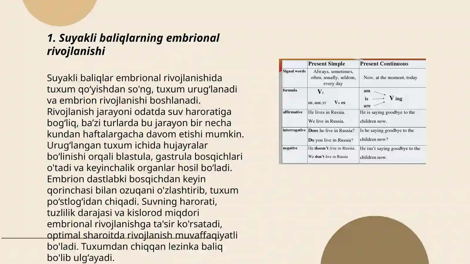 Suyakli va togʻayli baliqlarning indivudual rivojlanish xususiyatlari 3